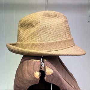 Vintage Dobbs Fifth Avenue New York Camel Fedora Hat Size 7-3/8 Unisex